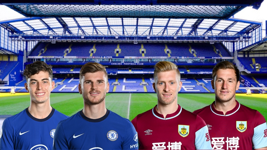 Dự đoán tỷ số, đội hình xuất phát trận Chelsea - Burnley